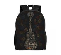 Sac à dos Coco personnalise imprime en 3D pour garcons et filles, ideal pour l'ecole, les voyages Noir