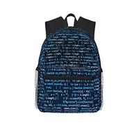 Sac À Dos Code De Codage Cool Cartables Loisir Rucksack Unisexe Sac A Dos Scolaire pour Camping Randonnée École