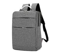 Sac À Dos Collège Étudiant Sac Mâle Affaires Casual Ordinateur Sac Gris