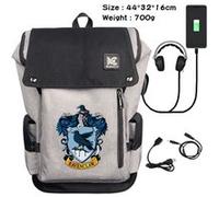 Sac à dos GENERIQUE Sac à dos college harry potter avec port de chargement pour fille garçon 44*32*16cm - Serdaigle