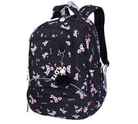 Sac a Dos College Sac à Dos Scolaire Fille Lycée Ordinateur Femme Sac à Dos Collège Enfants Ado Sac a Dos Ecole Ecolier Cartables Scolaires Filles Primaire Sacs a Dos Rentrée Scolaire Impermeable Noir