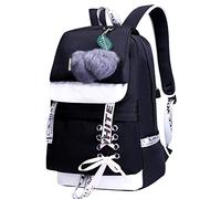 Sac a Dos College Sac à Dos Scolaire Fille Lycée Ordinateur Femme Sac à Dos Collège Enfants Sac a Dos Ecole Ecolier Cartables Scolaires Filles Primaire Sacs a Dos Rentrée Scolaire Lycee Loisir Noir