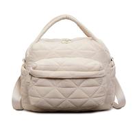 Sac à dos compact pour femmes, sac à main léger en nylon matelassé avec bandoulière réglable, bagages pour voyager, sortir ou faire du shopping