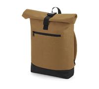 Sac à dos roll-top - compartiment ordinateur - BG855 - beige caramel