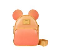 Loungefly Mickey Mouse Mini sac à dos convertible à paillettes et sac à bandoulière