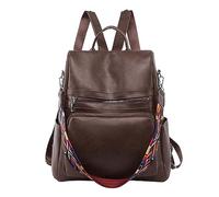 Sac à dos convertible pour femme - Sac à main de vélo - Sac à dos pour homme - Imperméable (offee, taille unique)