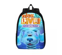 Sac à dos cool Cartoon Blue's Clues pour le sport, le travail, le chien bleu, pour hommes et femmes, sacs en toile pour l'université Noir