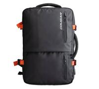 Cougar Sac à dos PC portable Vanguard 17,3" Étanche Antivol USB-A 35-40L Noir/Rouge