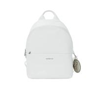 Sac Ã dos cuir souple Mandarina Duck M Blanc 33x25x12 cm