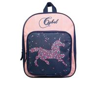 Sac à dos Cybel Cheval Licorne Bleu et rose - BAGTROTTER - 31 cm - Maternelle - Polyester - Fille