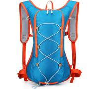 Sac à dos cycliste léger Sac d'hydratation imperméable respirant ultraléger avec vessie d'eau 2L, bleu