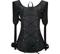 Sac à dos cycliste léger Sac d'hydratation imperméable respirant ultraléger avec vessie d'eau 2L, noir