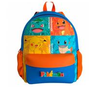 CyP Brands - Sac à dos Pokémon Starters 40 cm - Multicolore, adaptable au trolley