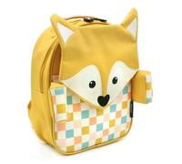 Déglingos Sac à dos enfant Cyranos le Renard 25x25x8 cm 5L velours côtelé jaune moutarde Dès 18 mois