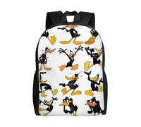 Sac à dos Daffy Duck, imprimé en 3D, style dessin animé, idéal pour les voyages ou les loisirs - SYS60 Noir