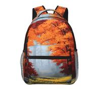 Sac à dos d'automne avec imprimé forêt d'érable - Sac à dos d'école, sac à dos de voyage pour étudiants, homme et femme, sac à dos pour ordinateur portable, sac à dos décontracté pour voyage