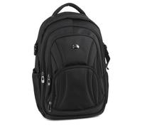 David Jones - Sac à Dos Homme Ordinateur Portable 17 Pouces - Grand Sac Travail Business Affaires Nylon Multifonction Multipoche - Cours Lycée Scolaire - Voyage Pratique Bagage Backpack - Noir