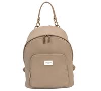 Sac à Dos - David Jones - Petite Taille - Imitation Cuir - Beige - Bretelles Réglables