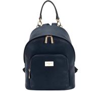 Sac à Dos - David Jones - Petite Taille - Imitation Cuir - Détails Dorés - Bleu Nuit