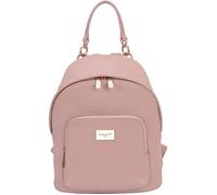 Sac à Dos - DAVID JONES - Petite Taille - Imitation Cuir PU - Détails Dorés - Rose