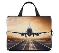 Sac à dos d'avion pour ordinateur portable ultra fin, léger et imperméable - Sac pour ordinateur portable de 12 pouces - Matériau en néoprène durable - Sac de protection portable avec dragonne