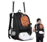 Sac à dos de baseball, sac à dos de softball pour jeunes avec compartiment à chaussures | Sac de grande capacité pour casques, chaussures, battes - Parfait pour la compétition