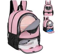 Sac à Dos de Basket-Ball pour Homme et Femme avec Compartiment pour Ballon et Chaussures, capacité 30 L, léger et Respirant, pour Volley-Ball, Football, Sport, Voyage, école, Salle de Sport