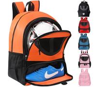Sac à dos de basket-ball pour homme et femme avec compartiment pour ballon et chaussures - Capacité de 30 l - Léger et respirant - Pour garçons et filles - Pour volley-ball, football, sport, voyage,