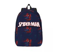 Sac à dos de bureau, sac à bandoulière robuste, double usage, motif Marvel Spider Man, sac de rangement pour femme, cadeau d'anniversaire Noir