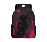 Sac à dos de camping Alien vs Predator, motif dessin animé, pour ordinateur portable, LDYH228 Noir