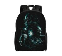 Sac à dos de camping Alien vs Predator, sac à dos de dessin animé, sac pour ordinateur portable, LDYH186 Noir