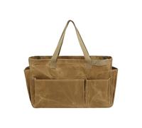 Sac à dos de camping, sac à ustensiles de camping, sac de transport multifonctionnel pour bois de chauffage, sac fourre-tout en toile cirée imperméable, porte-ustensiles, sac de rangement portable