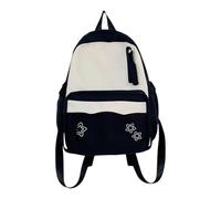 Sac à dos de campus pratique en nylon résistant à l'usure Caractéristiques organisationnelles Panneau arrière respirant Équipement scolaire moderne pour adolescents Sacs à dos scolaires, noir, Mass