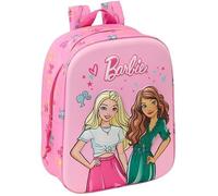 Sac à dos de crèche 3D Barbie - SAFTA - Adapté au chariot - Nettoyage facile - Enfant