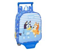 Safta Mini sac à dos à roulettes Bluey Let's Play Bleu Enfants