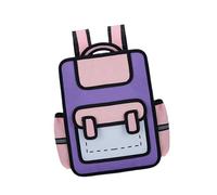 Sac à dos de dessin animé style dessin 2D sac d'école décontracté pour enfants et étudiants, Comme sur la photo., As shown in the figure