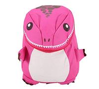 Sac à dos de dinosaure d'enfant en bas âge 3D, petit sac à dos d'école léger de jardin d'enfants de bande dessinée pour des garçons et des filles de bébé(Rose)