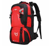 Sac à Dos de en Bagage pour la Randonnée Camping Alpinisme Vélo 40L Rouge