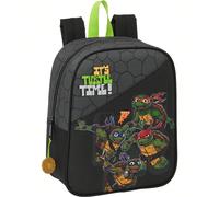 Sac à dos de garderie adaptable Tortues Ninja - Sac à dos d'école sous licence officielle - Design ergonomique - Grand espace de rangement - Poches multifonctions Découvrez les sacs à dos scolaires SA