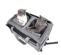 Sac à dos de grande capacité pour animal domestique - Sac de transport à roulettes - Respirant pour toutes les saisons