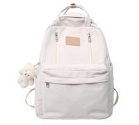 Sac à Dos de Grande capacité Prépy Sac à Dos pour l'école, Sac à Dos esthétique léger, Sac à Dos préparé avec Peluche pour Les Adolescentes
