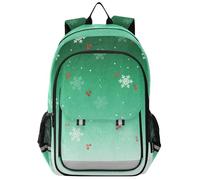 Sac à dos de karaté pour enfants de 8 à 12 ans : sacs à livres légers pour garçons et filles de 5e année en couleurs assorties - Merry Christmas Yellow Cloche Holly