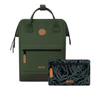 Cabaïa Sac à dos Adventurer Essentials Backpack 18 L PC 14'' Coromandel (vert foncé)