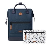 Sac à dos de loisirs - CABAIA - Adventurer Melanged Backpack L - Bleu foncé/Gris bleu - 39x28x16 cm - 755g