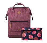 Sac à dos de loisirs - CABAIA - Adventurer Vegan Nubuck Backpack L - Violet - 39x28x16 cm - 945g