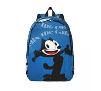 Sac à dos de maternelle F-Felix le chat, sac à dos de bonne qualité, pour garcons et filles, ideal pour le travail, le rire et la joie, avec fermeture éclair, ideal pour offrir Noir