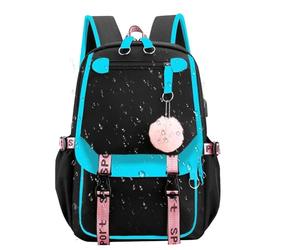 Sac à dos de mode pour les femmes, sac à dos de femmes, Sac à épaule des compartiments multiples Pack de travail, École Knapsack Ladies Daypack avec balle en peluche pour faire du shopping des voyages