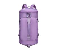 Sac à dos de natation avec séparation humide et sec, ceinture étanche avec compartiment à chaussures, méthode multi-portage, sac à dos de fitness, sac de trajet courte distance(Light Purple)