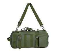 Sac à dos de pêche | Sac de pêche extérieur avec supports de canne | Sac de rangement pour le camping et la randonnée, vert militaire, Refer to description, Unisexe