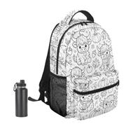 Sac à dos de peinture, motif vache à faire soi-même, réutilisable